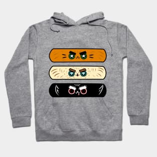 Cute cats patches Hoodie